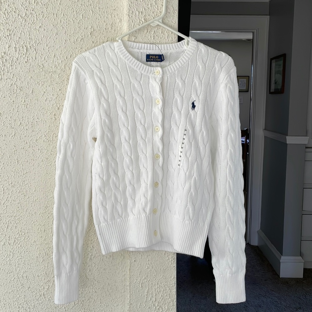 NWT Ralph Lauren Cable Knit Cardigan